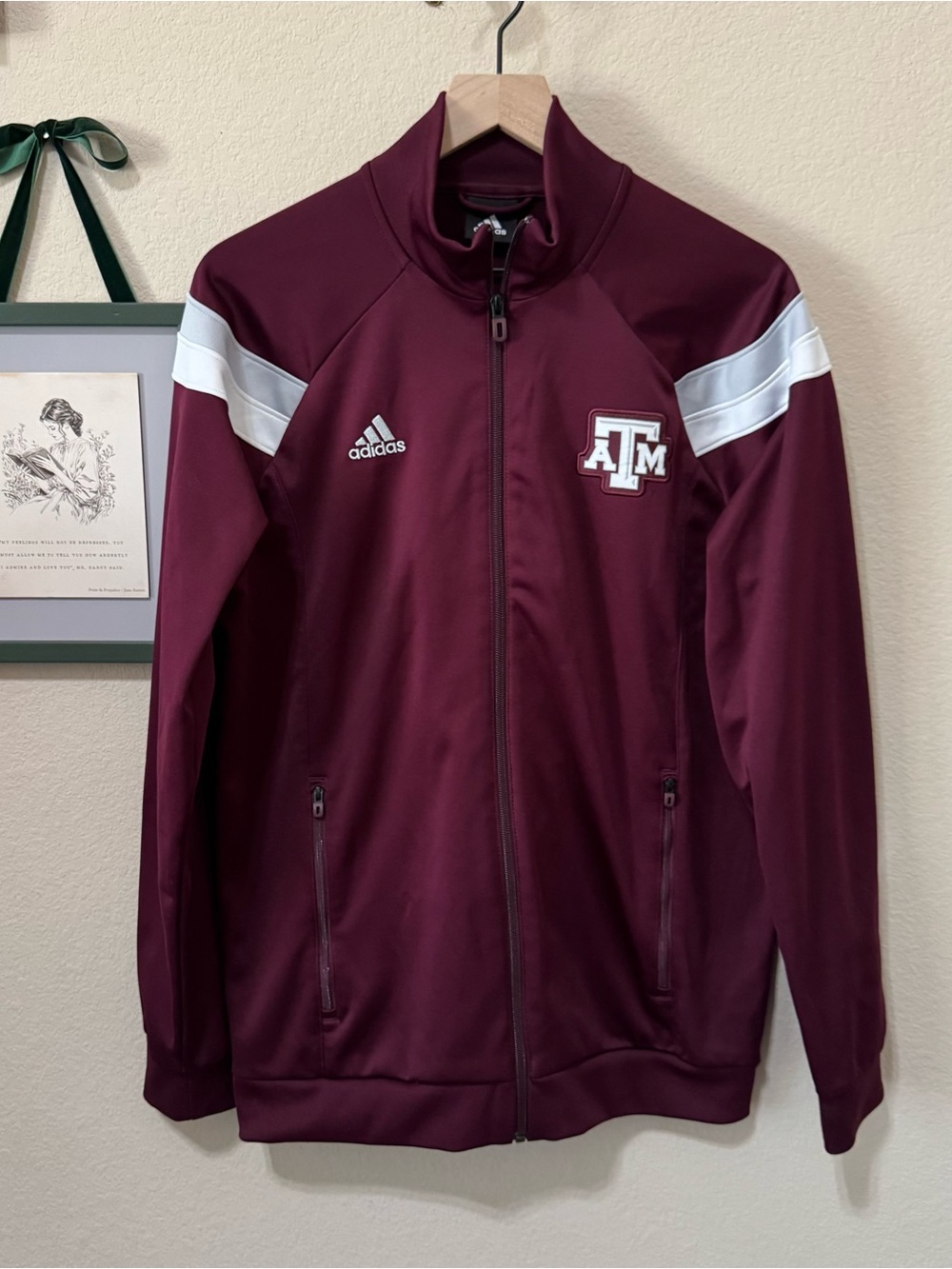 ADIDAS | Texas A&M Maroon Track Jacket